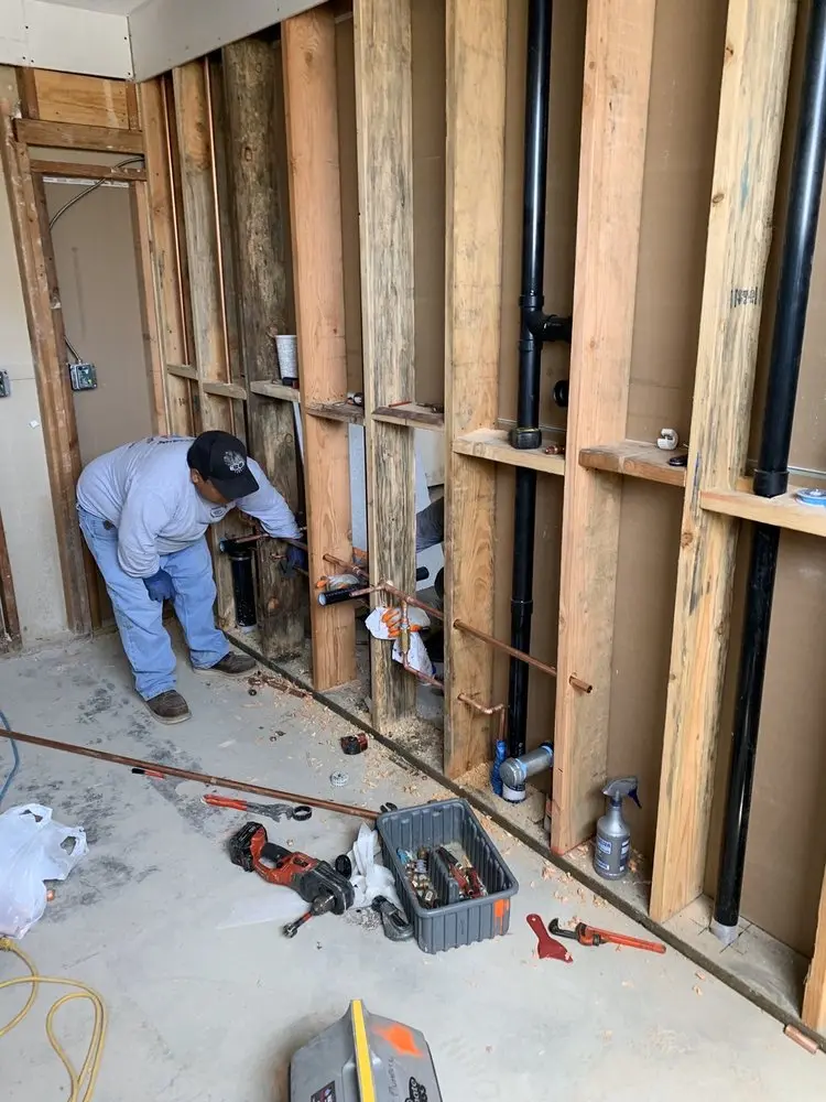 Commercial rough-in plumbing for Commercial Plumbing in Glen Ridge